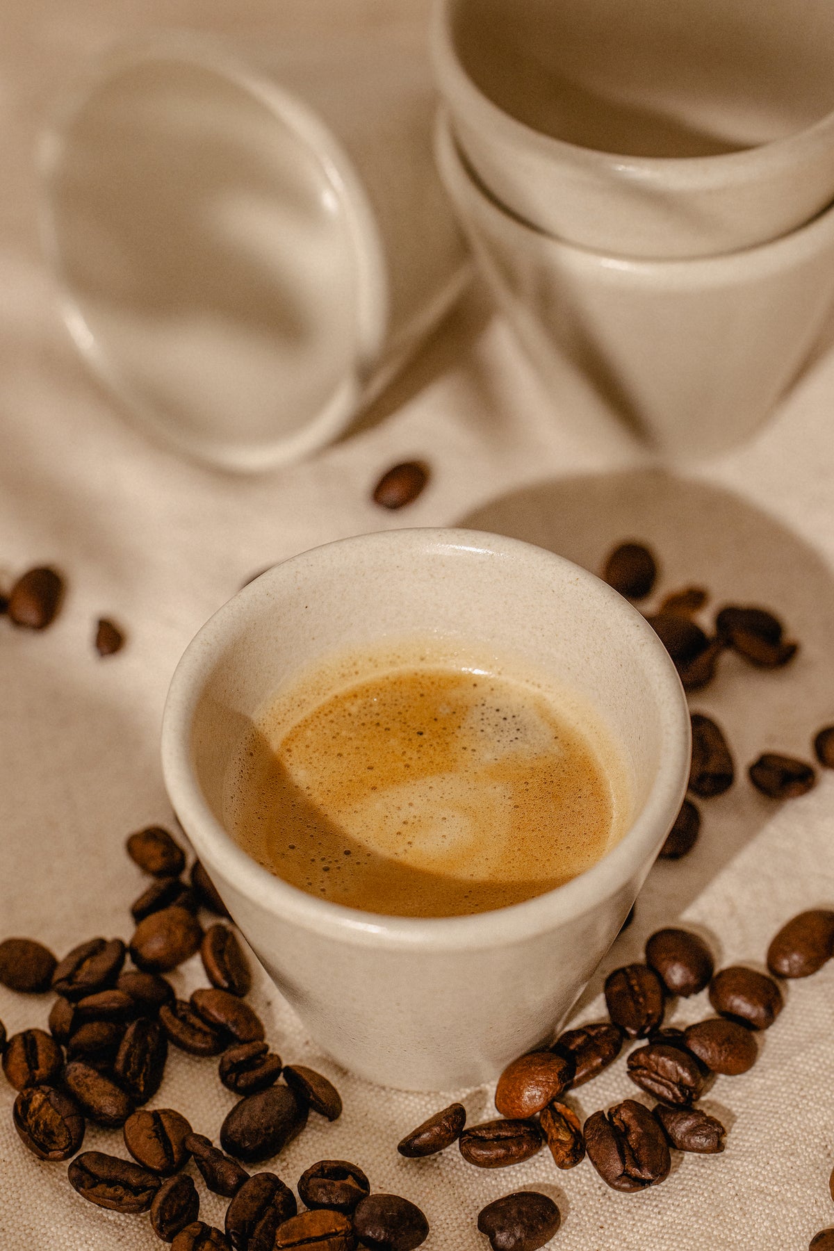 Terra - Espressotasse Cremeweiß