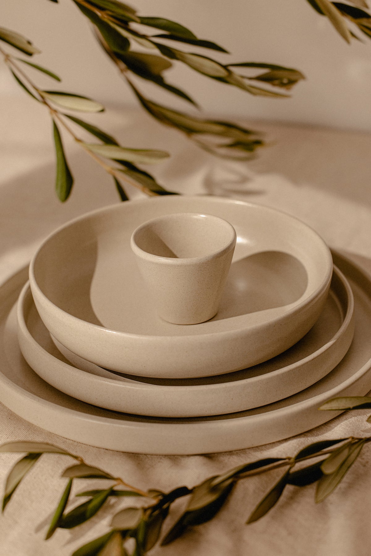 Terra - Espressotasse Cremeweiß