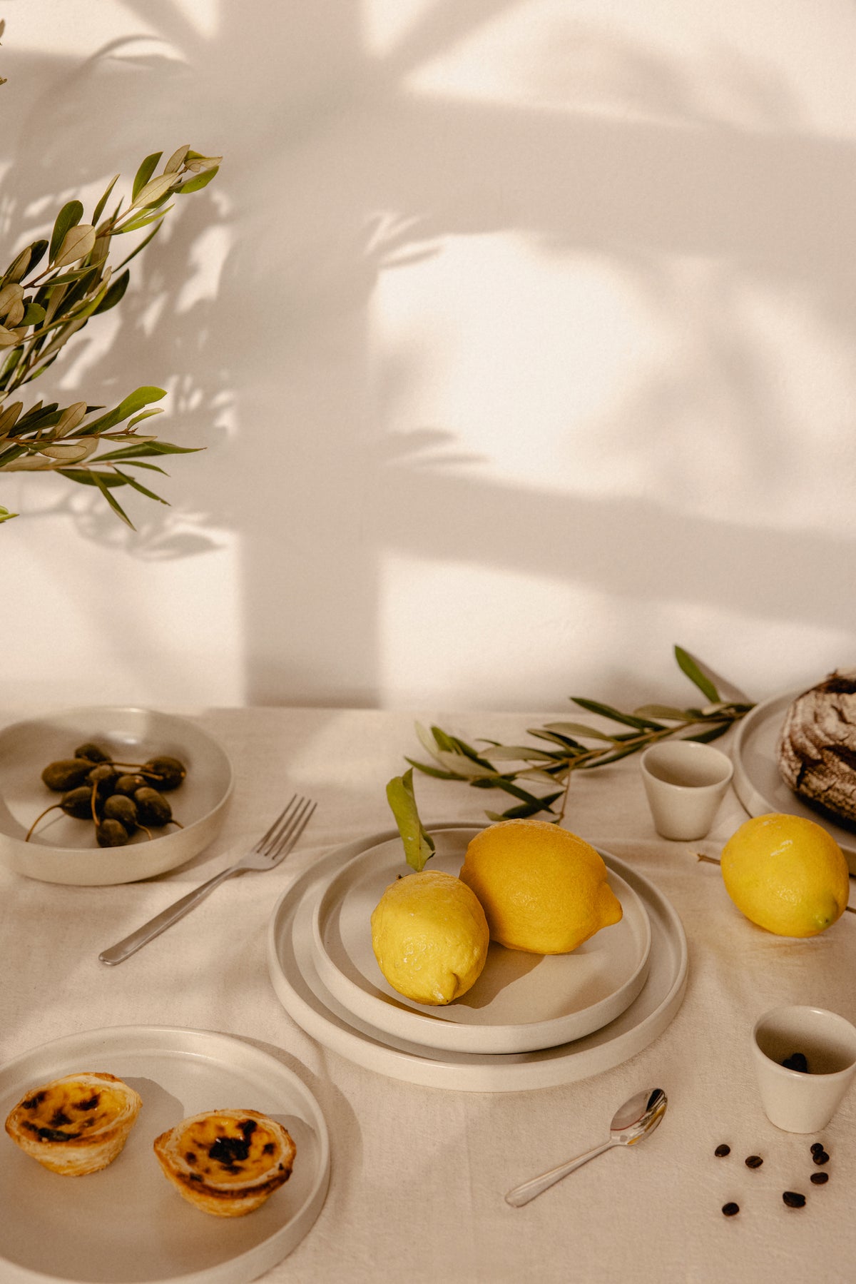 Terra - Dessertteller Cremeweiß